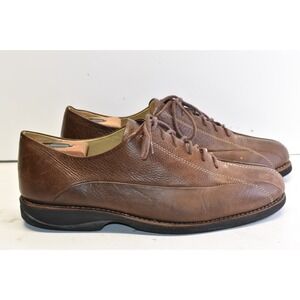 Florsheim Mens Dorset Cognac Brown Leather Shoes Size 11M Bicycle Toe 18425